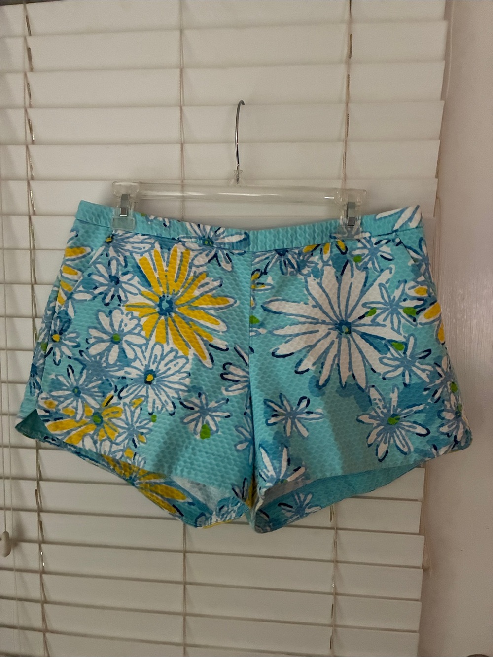 Lilly Pulitzer Shorts Adie Breakwater Blue Daisy Dance Floral